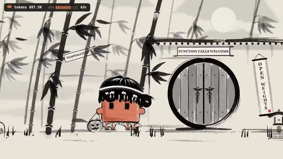 Clawd's Halloween, drawn and scored in code with anidoodle thumbnail